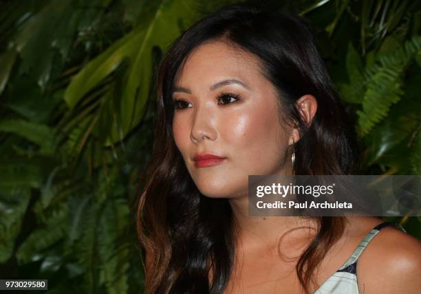 Actress Ally Maki attends the Max Mara WIF Face Of The Future event at the Chateau Marmont on June 12, 2018 in Los Angeles, California.