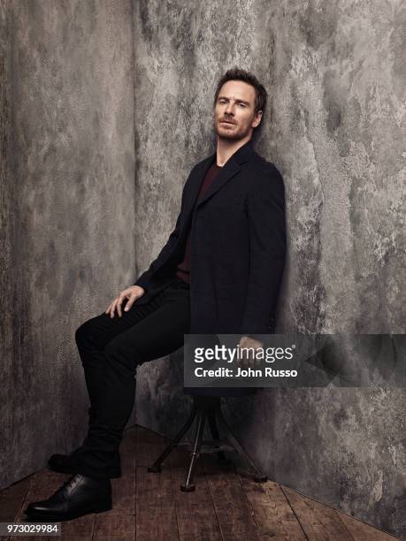 Actor Michael Fassbender is photographed for 20th Century Fox on October 13, 2016 in Los Angeles, California.