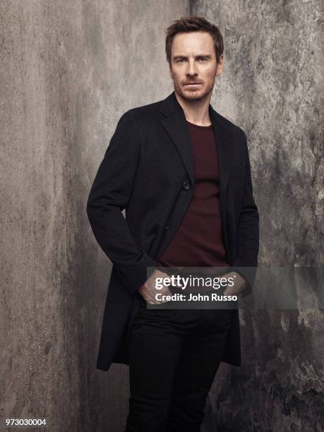 Actor Michael Fassbender is photographed for 20th Century Fox on October 13, 2016 in Los Angeles, California.