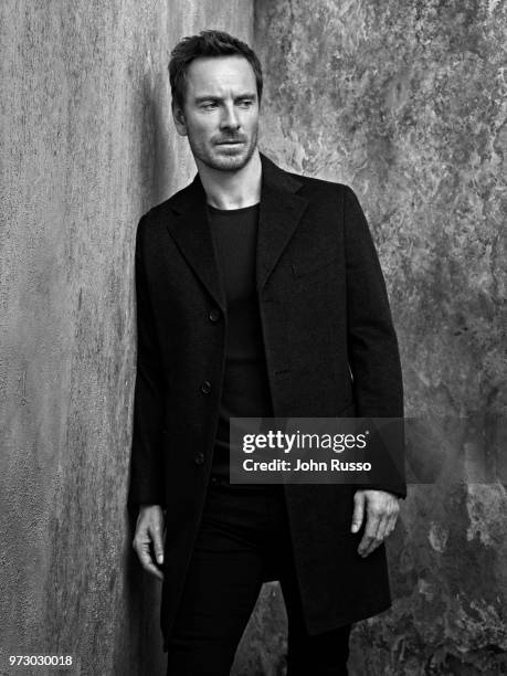 Actor Michael Fassbender is photographed for 20th Century Fox on October 13, 2016 in Los Angeles, California.