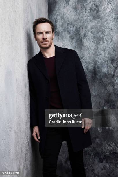 Actor Michael Fassbender is photographed for 20th Century Fox on October 13, 2016 in Los Angeles, California.