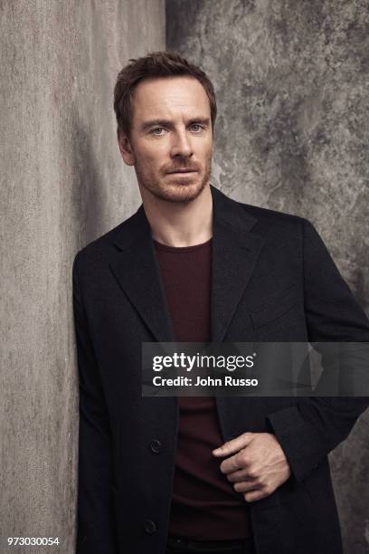 Actor Michael Fassbender is photographed for 20th Century Fox on October 13, 2016 in Los Angeles, California.