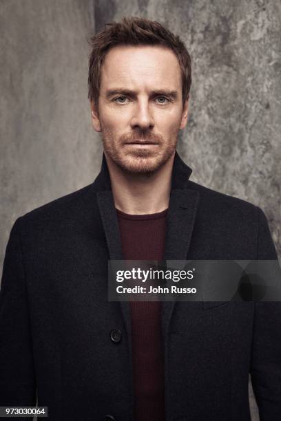 Actor Michael Fassbender is photographed for 20th Century Fox on October 13, 2016 in Los Angeles, California.