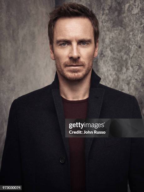 Actor Michael Fassbender is photographed for 20th Century Fox on October 13, 2016 in Los Angeles, California.