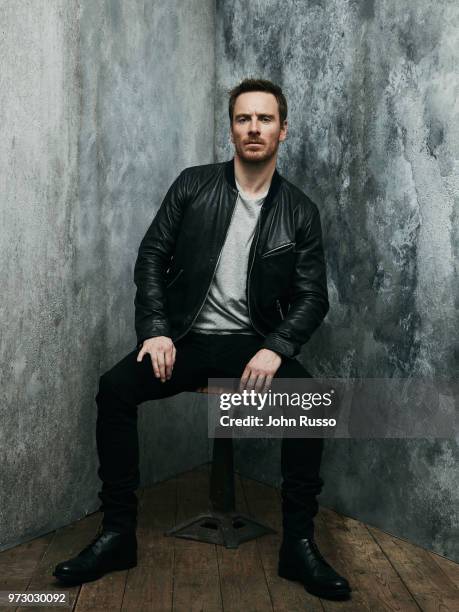 Actor Michael Fassbender is photographed for 20th Century Fox on October 13, 2016 in Los Angeles, California.