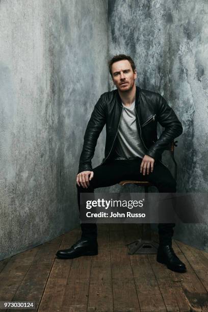 Actor Michael Fassbender is photographed for 20th Century Fox on October 13, 2016 in Los Angeles, California.