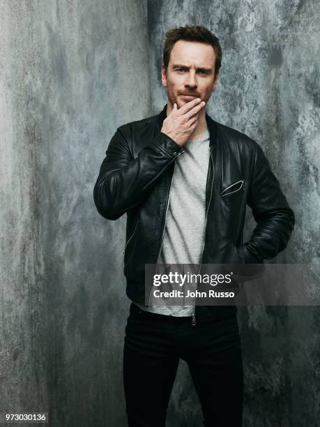 Actor Michael Fassbender is photographed for 20th Century Fox on October 13, 2016 in Los Angeles, California.