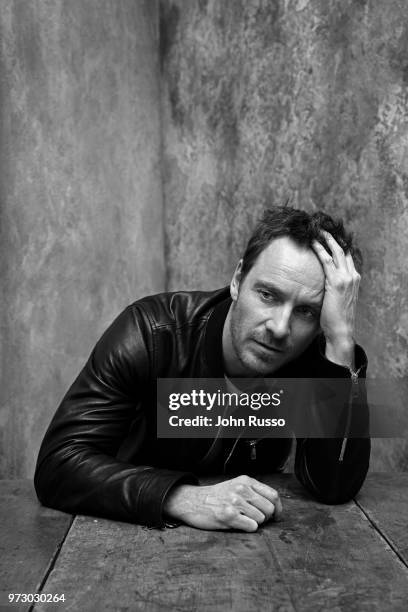 Actor Michael Fassbender is photographed for 20th Century Fox on October 13, 2016 in Los Angeles, California.