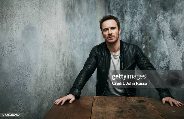 Actor Michael Fassbender is photographed for 20th Century Fox on October 13, 2016 in Los Angeles, California.