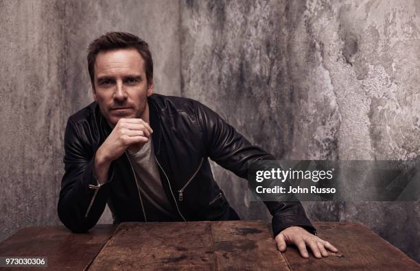 Actor Michael Fassbender is photographed for 20th Century Fox on October 13, 2016 in Los Angeles, California.