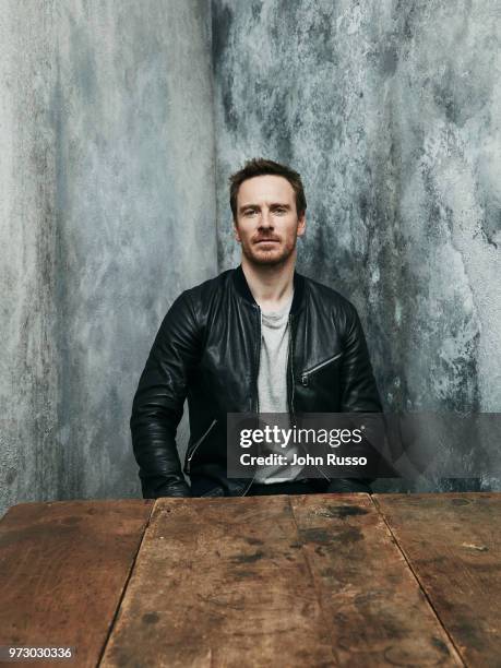 Actor Michael Fassbender is photographed for 20th Century Fox on October 13, 2016 in Los Angeles, California.