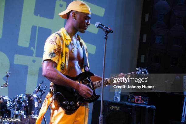 Young Jimster performs at S.O.B.'s on June 12, 2018 in New York City.