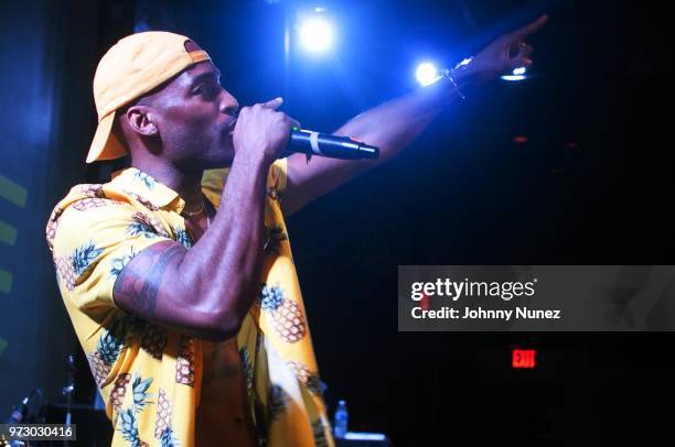 Young Jimster performs at S.O.B.'s on June 12, 2018 in New York City.