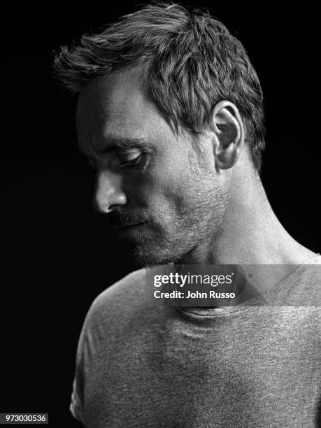 Actor Michael Fassbender is photographed for 20th Century Fox on October 13, 2016 in Los Angeles, California.