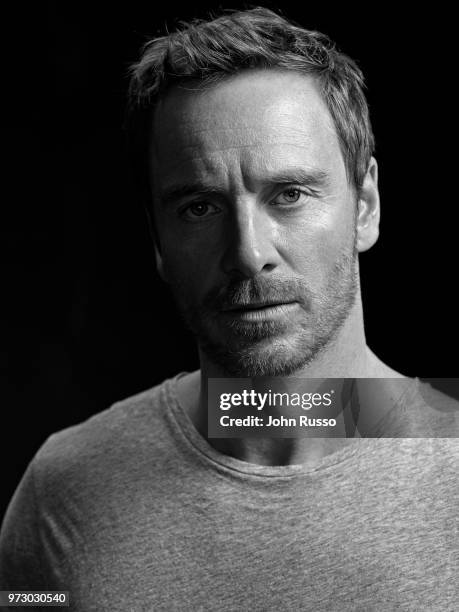 Actor Michael Fassbender is photographed for 20th Century Fox on October 13, 2016 in Los Angeles, California.