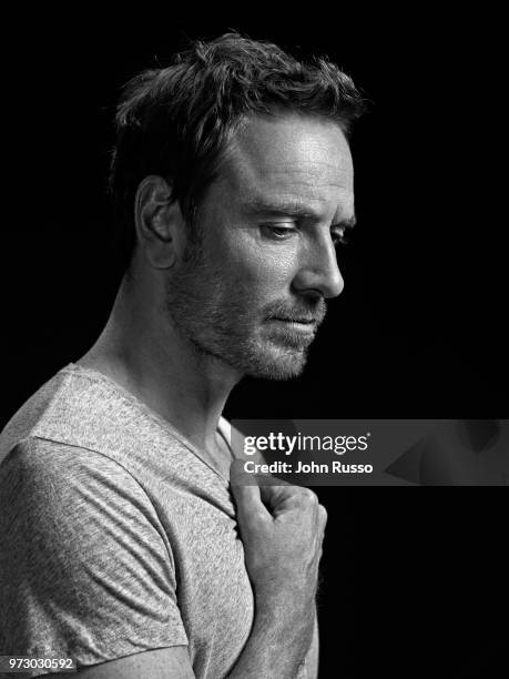 Actor Michael Fassbender is photographed for 20th Century Fox on October 13, 2016 in Los Angeles, California.