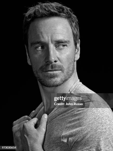 Actor Michael Fassbender is photographed for 20th Century Fox on October 13, 2016 in Los Angeles, California.