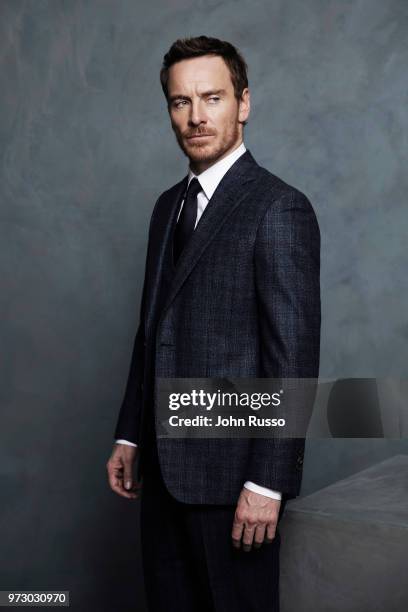 Actor Michael Fassbender is photographed for 20th Century Fox on October 13, 2016 in Los Angeles, California.