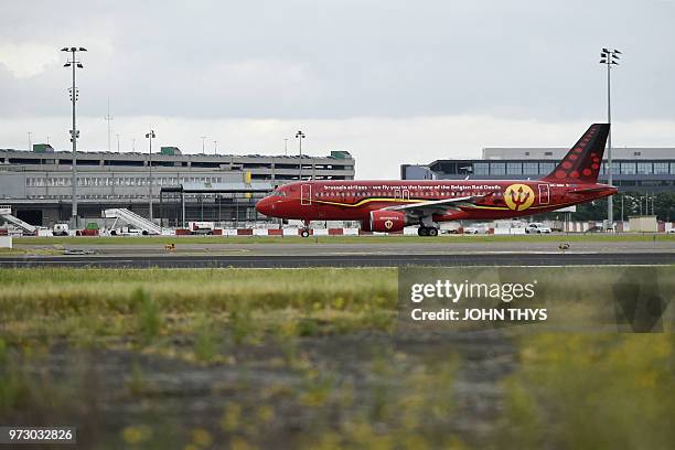 Avion Des Diables Rouges Red Devil Airport Photos and Premium High Res Pictures - Getty Images