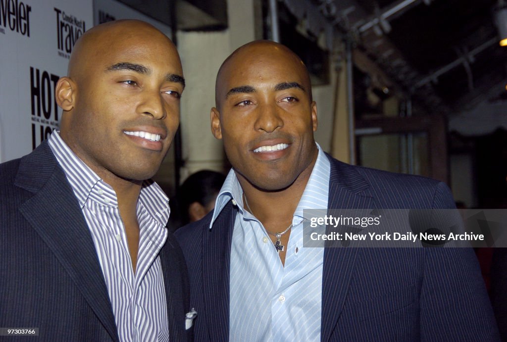 Tiki Barber and his twin brother, Ronde, attend the Conde Na
