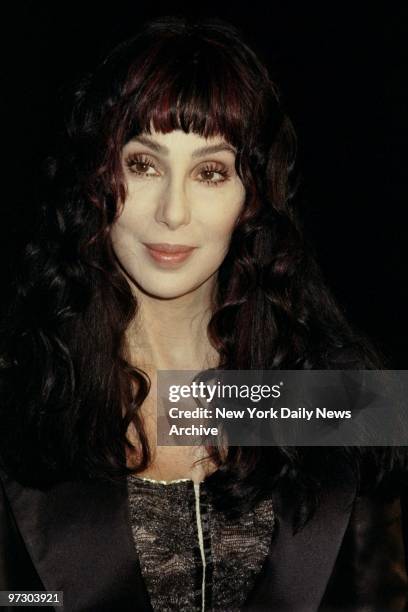 Cher signing her book "The First Time" and CD "Believe" at Barnes and Noble.