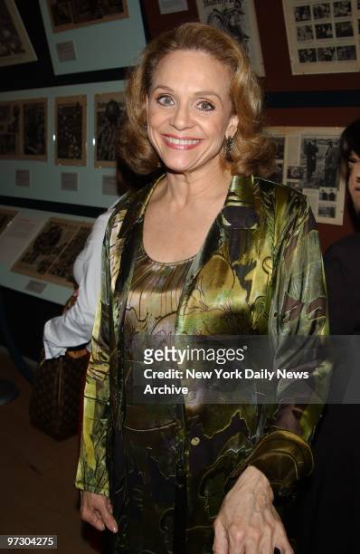 Valerie Harper is present at the first anniversary celebration for Rosie magazine at the International Center of Photography.