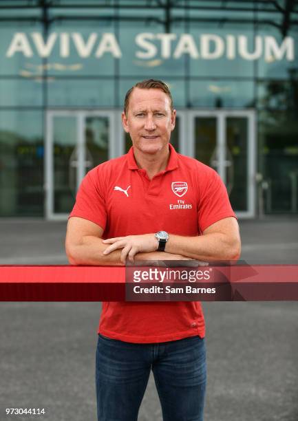Dublin , Ireland - 13 June 2018; Former Arsenal player Ray Parlour in attendance during an International Club Game Announcement which will see...
