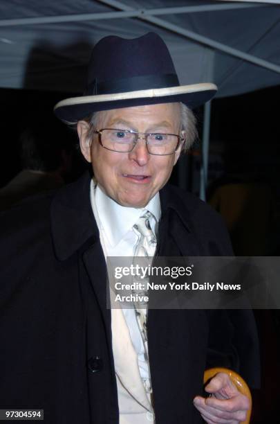 Tom Wolf at the New York premiere of "The Golden Compass" held at the Ziegfeld Thea...