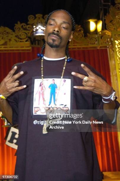 Snoop Dogg - born Calvin Broadus - attends the second annual VH1 Hip Hop Honors at the Hammerstein Ballroom.