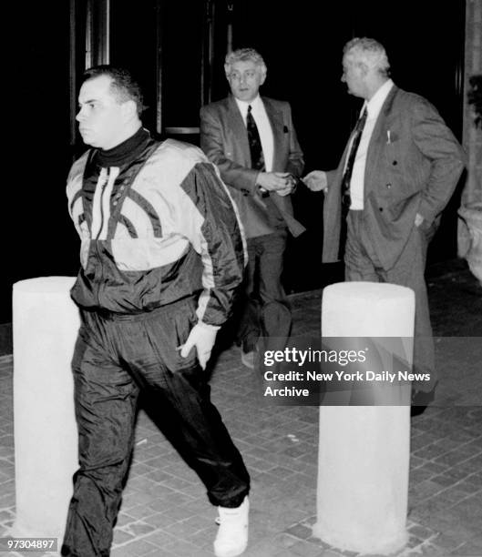 John A. Gotti, leaves Manhattan Correctional Facility with Peter Gotti and Jack D'Amico after visiting his father, John Gotti.