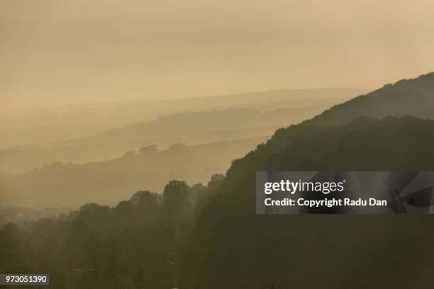 transylvanian landscape - dan peak stock pictures, royalty-free photos & images