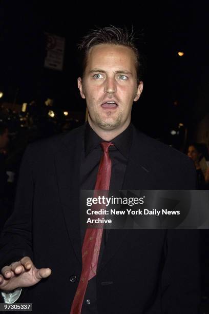 Matthew Perry is on hand at the GQ Men of the Year awards at the Beacon Theater.