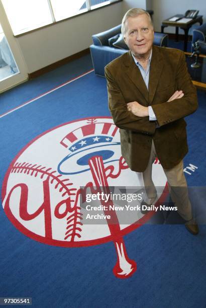 New York Yankees' owner George Steinbrenner in his office at Legends Field, the team's spring training facility in Tampa. Fla.