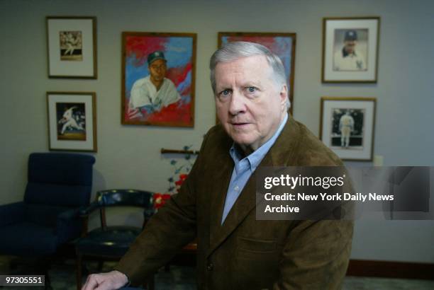 New York Yankees' owner George Steinbrenner in his office at Legends Field, the team's spring training facility in Tampa. Fla.