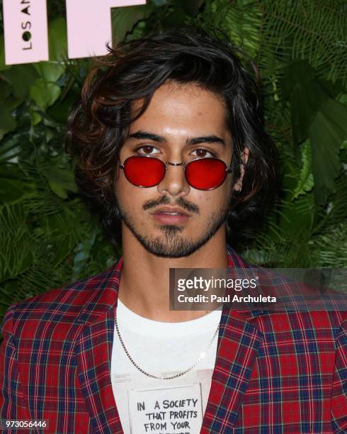 Actor Avan Jogia attends the Max Mara WIF Face Of The Future event at the Chateau Marmont on June 12, 2018 in Los Angeles, California.