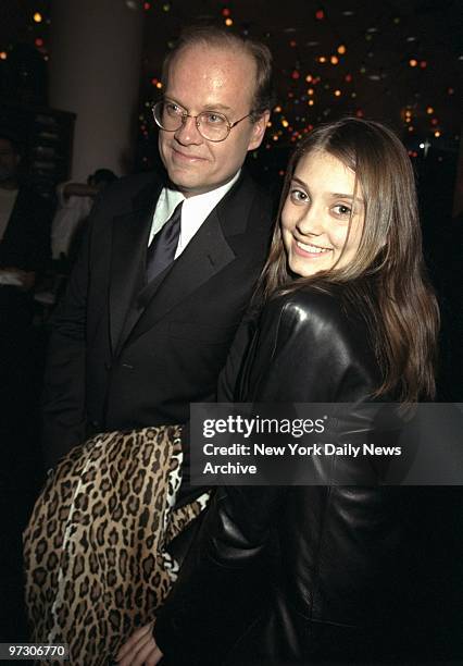 Kelsey Grammer and daughter Spencer arrive for BMG Records' Grammy party at Barney's Madison Ave.