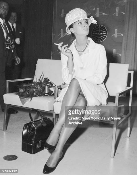 Sophia Loren at International Airport.