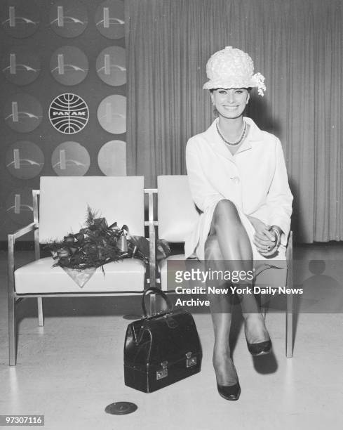 Sophia Loren at International Airport.