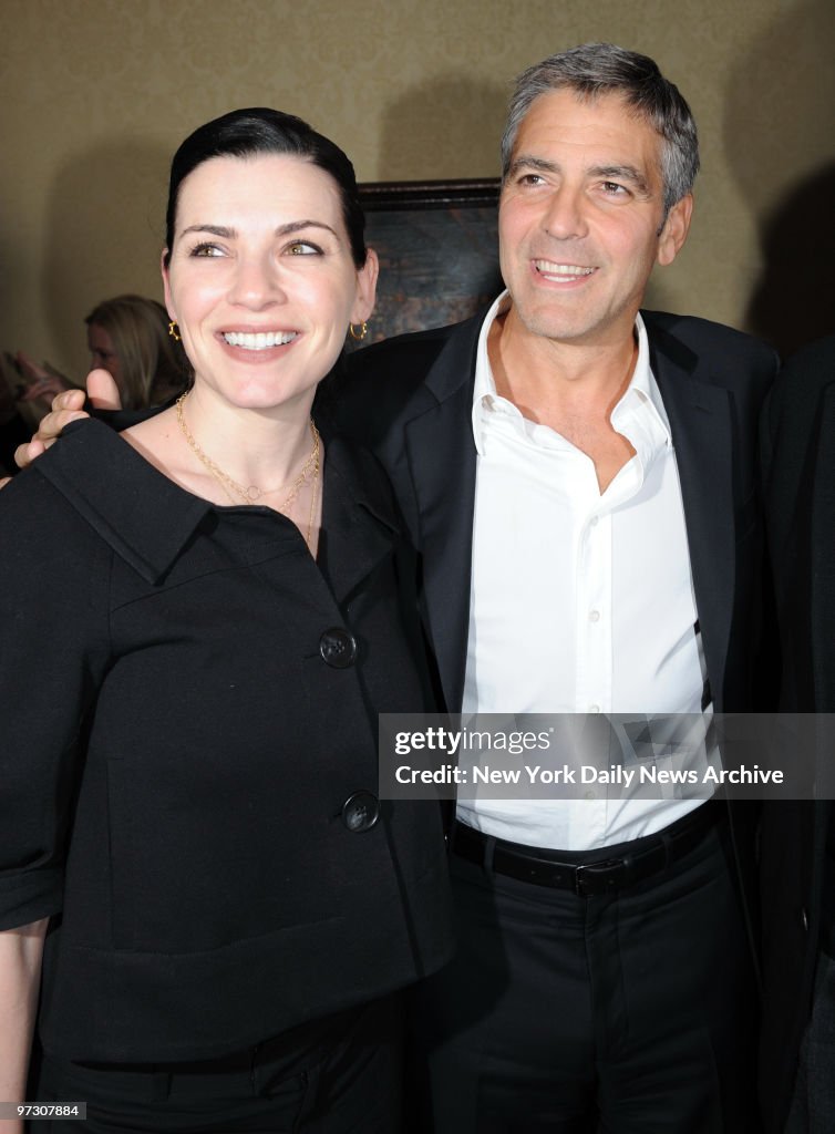 George Clooney greets Julianne Margolis (ER Days revisited)