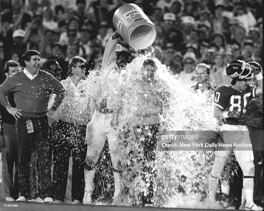 New York Giants vs Denver Broncos in Superbowl XXI. One more