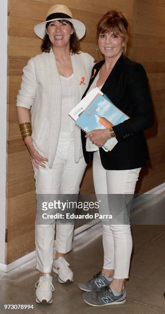 Actress Mabel Lozano and Belinda Washington attend the 'Avene support skin cancer prevencion' event at UnoNueve space on June 13, 2018 in Madrid,...