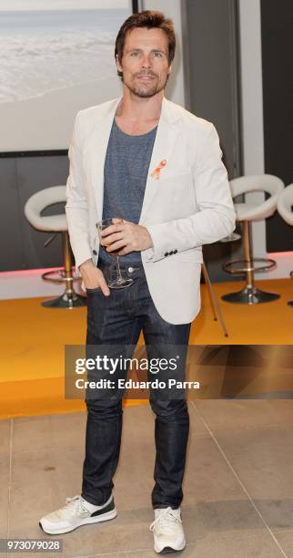 Actor Octavi Pujades attends the 'Avene support skin cancer prevencion' event at UnoNueve space on June 13, 2018 in Madrid, Spain.