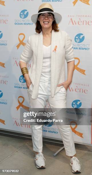 Actress Mabel Lozano attends the 'Avene support skin cancer prevencion' event at UnoNueve space on June 13, 2018 in Madrid, Spain.