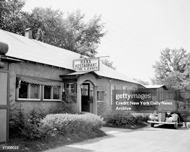 John Montague at Ausable River where robbery took place. Hana Restaurant was raided by four on August 5, 1930 on the bank of the Ausable River at...