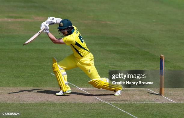 Travis Head of Australia during the One Day Tour match between Middlesex and Australia at Lord's Cricket Ground on June 9, 2018 in London, England.