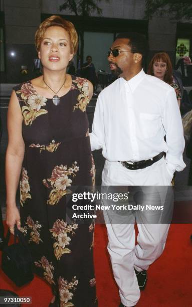 Spike Lee and his wife Tonya arrive for premiere of "4 Little Girls" at the Guild Theater. Lee directed the documentary film.