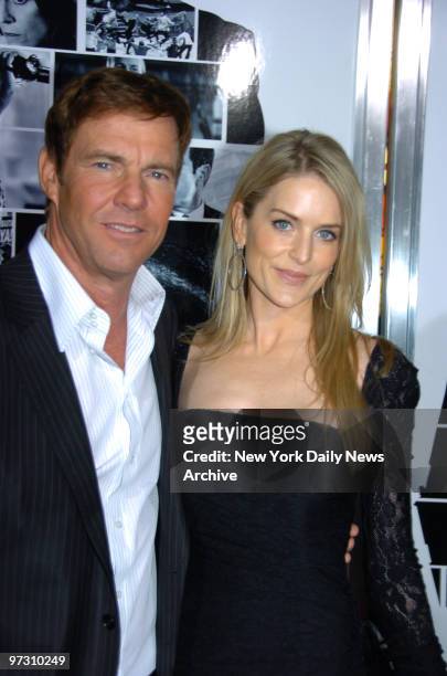 Dennis Quaid and wife Kimberly at the World Premiere of "Vantage Point" held in the Lincoln Square Theater