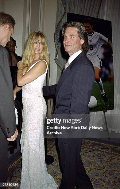 Goldie Hawn and Kurt Russell are on hand for the Women's Sports Foundation's 19th annual Salute to Women in Sports Awards Dinner at the...