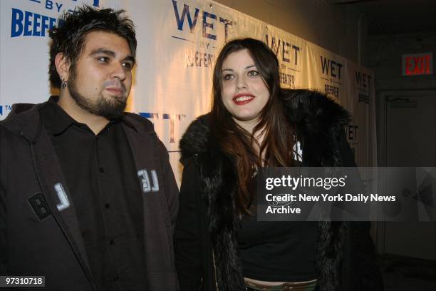 Dave Buckner of Papa Roach and girlfriend Mia Tyler are on hand at a party to promote WET by Beefeater, a "wet" gin, at Eyebeam Atelier on W. 21st St.