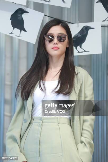 Actress Jeon Ji-Hyun, also known as Gianna Jun, attends the photocall for the launch of the 'Gentle Monster' on June 8, 2018 in Seoul, South Korea.